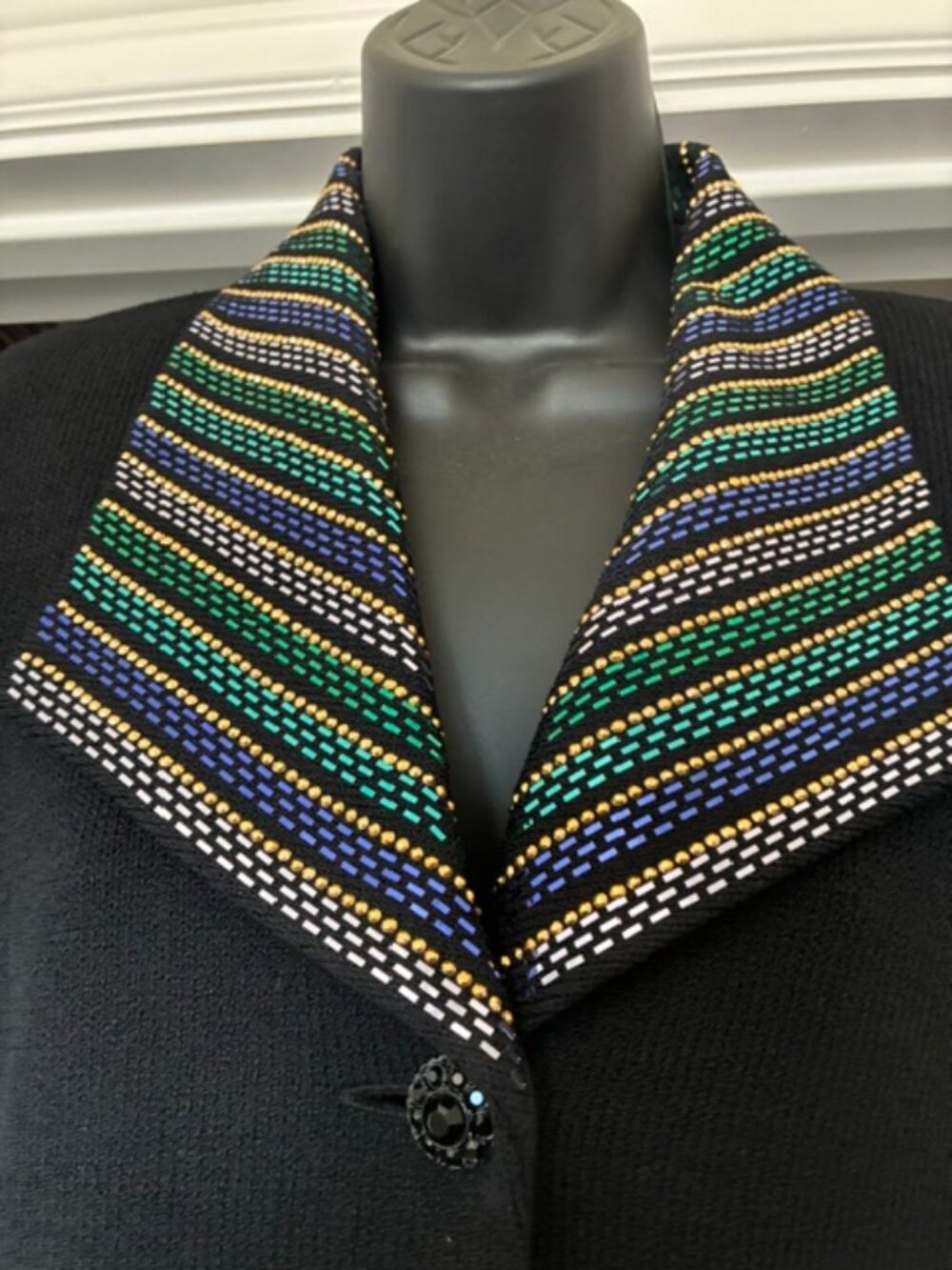St John Knit Evening by Marie Gray Bk Sequin Jkt Sz 6